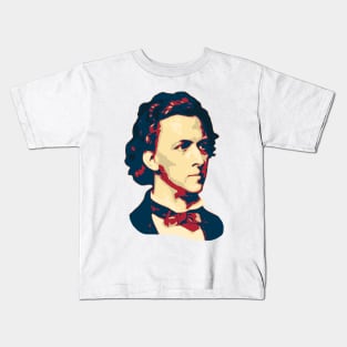 Chopin Pop Art Kids T-Shirt